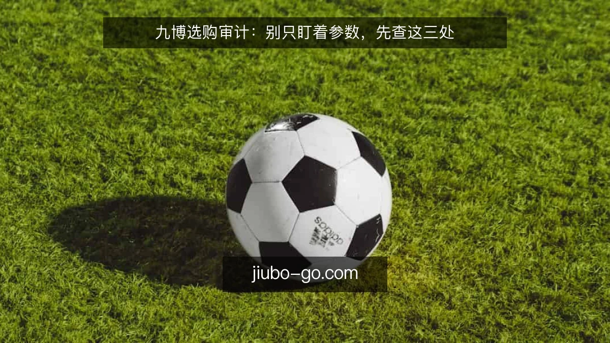 九博选购审计：别只盯着参数，先查这三处